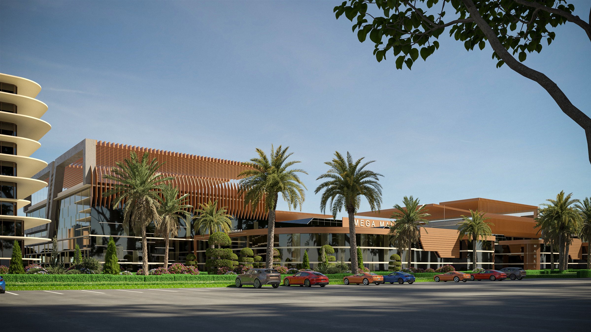 AlRemal mall architectural visualization